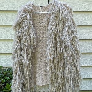 Free People Fringy Sweater Size M